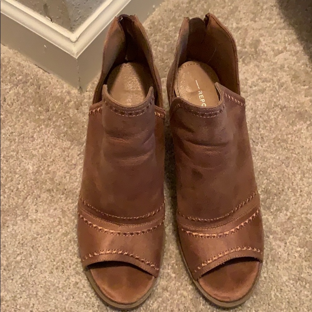Report peep toe heels